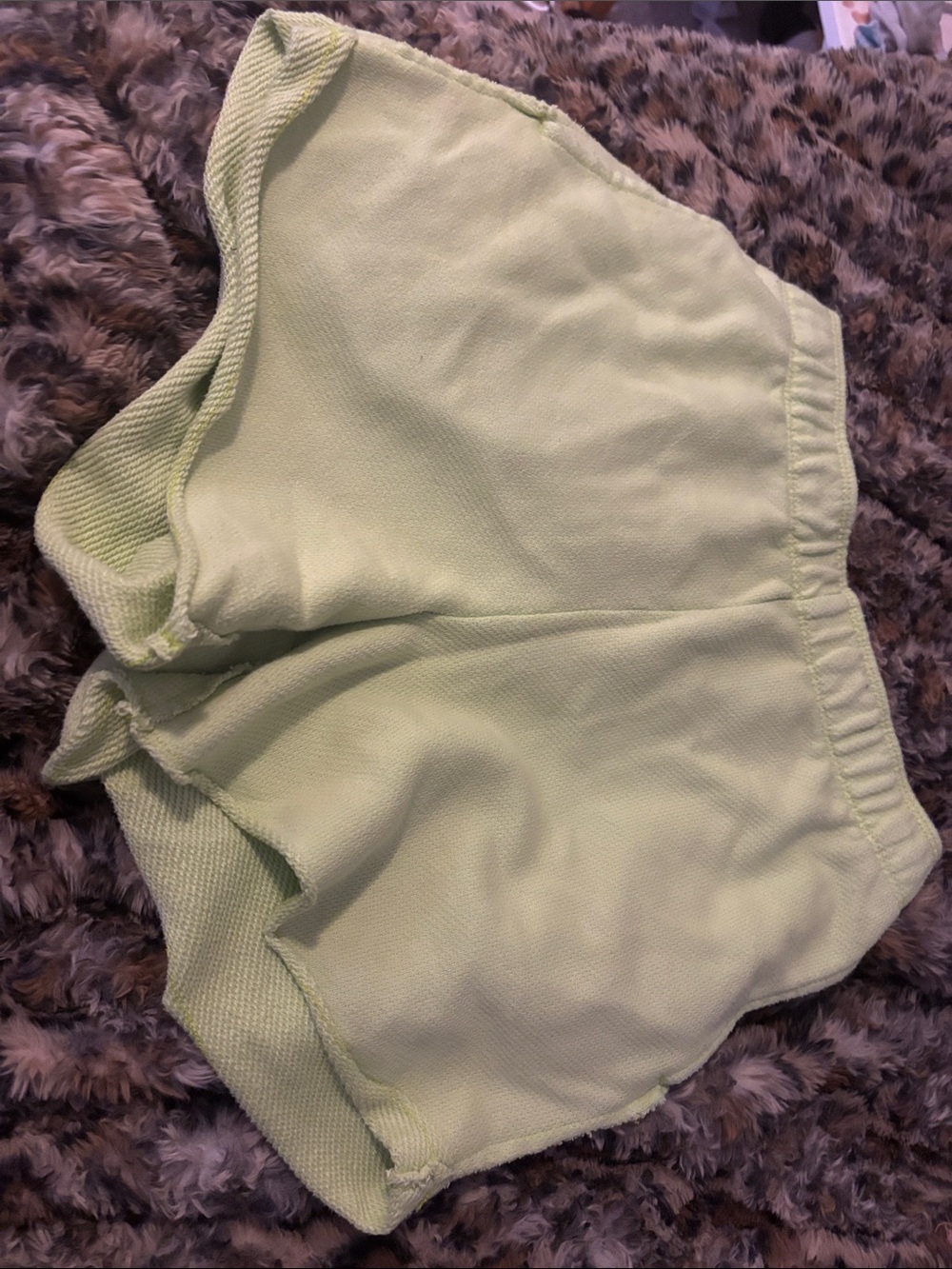 aerie Light Green Knit Lounge Shorts
